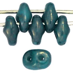 (image for) Czech SuperDuo-Turquoise Moon Dust *10 Grams
