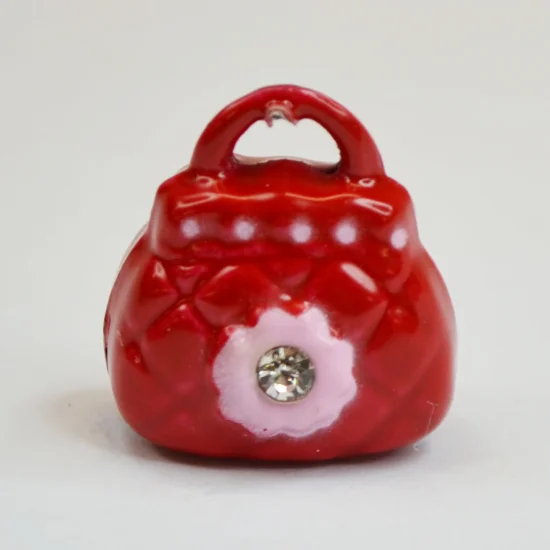(image for) Enamel Bells-Red Purse
