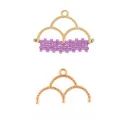 (image for) SKALOTI III- AIKO Precision Cylinder or DELICA ENDING * ROSE GOLD PLATE * One Pair.