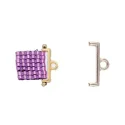 (image for) TOPOLIA II-AIKO PRECISION or DELICA Cylinder Ending ANTIQUE SILVER PLATE * One Pair