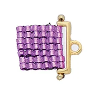 (image for) TOPOLIA II-AIKO PRECISION or DELICA Cylinder EARRING Ending ROSE GOLD PLATE * One Pair
