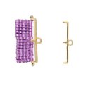 (image for) TOPOLIA III-AIKO PRECISION or DELICA Cylinder EARRING Ending ANTIQUE SILVER PLATE * One Pair