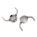 (image for) Cymbals Collection; KISSAMOS-AIKO Precision Cylinder or DELICA MAGNETIC CLASP SET ANTIQUE SILVER PLATE * One Set