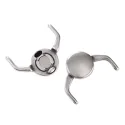 (image for) Cymbals Collection; KISSAMOS-AIKO Precision Cylinder or DELICA MAGNETIC CLASP SET ANTIQUE SILVER PLATE * One Set
