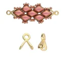 (image for) Cymbal Collection; Gold Plate - Triades GemDuo Bead Ending