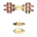 (image for) Cymbal Collection; Antique Brass Plate - Ralaki GemDuo Magnetic Clasp