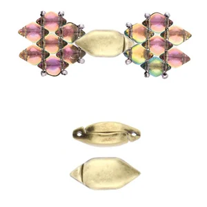(image for) Cymbal Collection; Antique Brass Plate - Ralaki GemDuo Magnetic Clasp