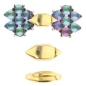 (image for) Cymbal Collection; 24K Gold Plate - Ralaki GemDuo Magnetic Clasp