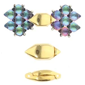 (image for) Cymbal Collection; 24K Gold Plate - Ralaki GemDuo Magnetic Clasp
