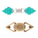 (image for) Cymbal Collection GYALOS-Antique Brass Plate GemDuo Magnetic Clasp * One Set