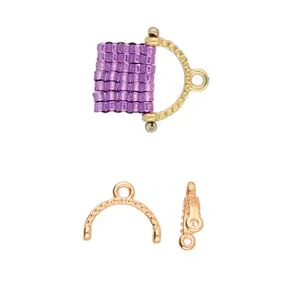 (image for) SKALOTI II- AIKO Precision Cylinder or DELICA Ending * Rose Gold Plate * One Pair
