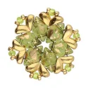 (image for) MITAKAS-GemDuo Side Bead -24k Gold Plate * 4 Pieces