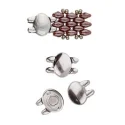 (image for) Antique Silver Plate - Kypri SuperDuo Magnetic Clasp