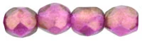 (image for) Czech Fire Polish 4mm-Halo Ethereal Madder Rose