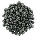 (image for) Czech 4mm Rondelle-Hematite * Strand of 100 Glass Beads
