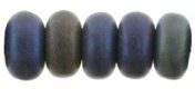Czech 3mm Rondelle-Matte Iris Blue * Strand of 100 Glass Beads (image for) Czech 3mm Rondelle-Matte Iris Blue * Strand of 100 Glass Beads