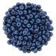 Czech 3mm Rondelle-Metallic Suede Blue * Strand of 100 Glass Beads (image for) Czech 3mm Rondelle-Metallic Suede Blue * Strand of 100 Glass Beads