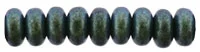 (image for) Czech 4mm Rondelle-Polychrome Aqua Teal * Strand of 100 Glass Beads