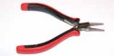 (image for) Super-Fine Ergo Round Nose Pliers. 5" Length, Red & Black Handles