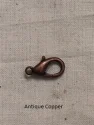 (image for) Antique Copper Plate - 14mm Lobster Clasp * 3 Sets