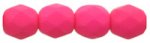 (image for) Czech Fire Polish 4mm-Neon Pink