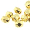 (image for) Czech Fire Polish 4mm-24k Gold Plate