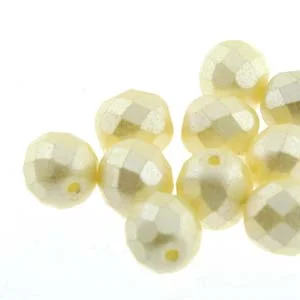 (image for) Czech Fire Polish 4mm-Pastel Cream