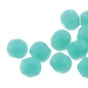 (image for) Czech Fire Polish 3mm-Turquoise Green
