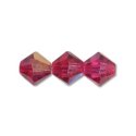(image for) Preciosa Crystal-4mm Bicone Fuchsia AB * 144 Pieces