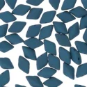 (image for) Czech GemDuo - Matte Velvet Dark Teal; 8 x 5mm * 10 Grams