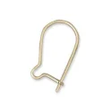 (image for) 14K Gold Filled - Kidney Ear Wires, 14mm * One Pair