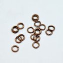 (image for) Antique Copper Plate - 4mm Jump Ring * 20 Pieces