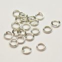 (image for) Silver Plate - 4mm Jump Ring * 50 Pieces