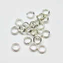 (image for) Silver Plate - 5mm Split Ring * 20 Pieces