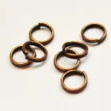 (image for) Antique Copper Plate - 7mm Split Ring