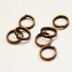 (image for) Antique Copper Plate - 7mm Split Ring