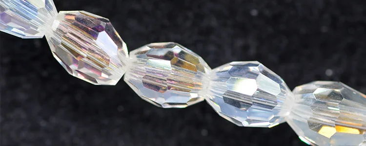 (image for) CRYSTAL 5 x 8mm Oval Faceted Bead * 40 Beads