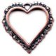 (image for) Antique Copper Plate - Ornate Heart Frame