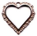 (image for) Rusty Steel Plate - Ornate Heart Frame