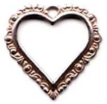 (image for) Rusty Steel Plate - Ornate Heart Frame