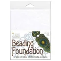(image for) Beading Foundation-White 4.25" x 5.5" * One Piece