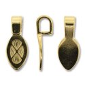 (image for) Gold Plate - 16mm Glue on Bail
