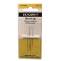 (image for) BeadSmith Beading Needles- Size 13 Regular - 4 Pack