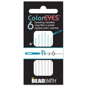 (image for) ColorEyes Beading Needles - Size #11 * 6 Needles