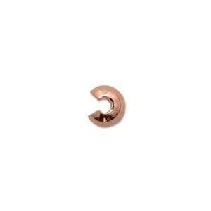 (image for) Copper Plate - 4mm Crimp Covers