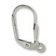 (image for) Stainless Steel - Leverback w/ Shell Design * 4 Pair