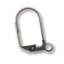 (image for) Stainless Steel - Plain Leverback * 4 Pairs