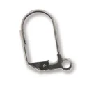 (image for) Stainless Steel - Plain Leverback * 4 Pairs