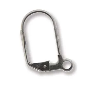 (image for) Stainless Steel - Plain Leverback * 4 Pairs