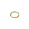 (image for) Gold Plate - 6x8mm Oval Open Jump Ring * 12 Pieces